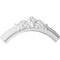 Ekena Millwork 28 3/4"OD x 23 5/8"ID x 2 5/8"W x 7/8"P Flower Ceiling Ring (1/4 of complete circle) CR29FL - alternate 2